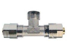 Тройник с наружной резьбой Prandelli Ф20-3/4"